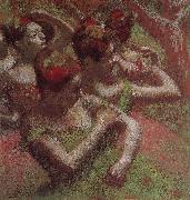 Edgar Degas, Dancer triming dress
